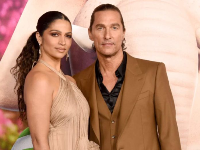 Matthew McConaughey and his wife Camila Alves (Image: Getty)