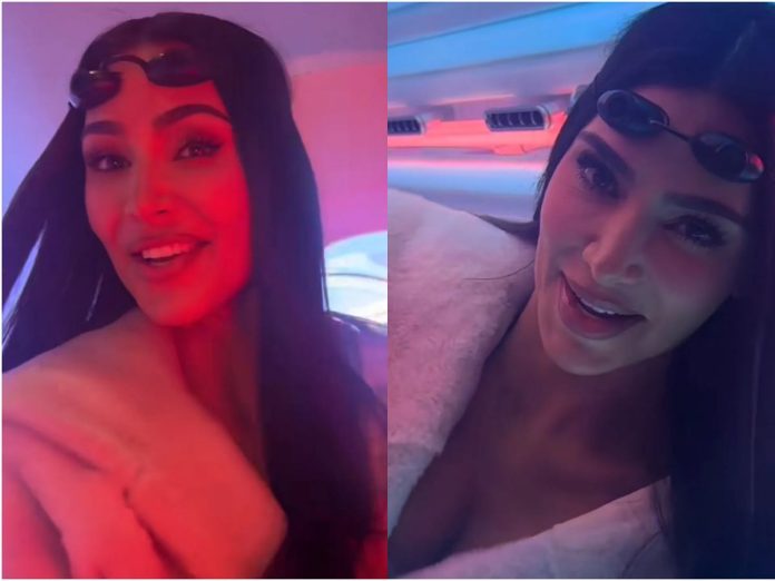 Kim Kardashian Defends The Use Of Tanning Bed For Her Psoriasis