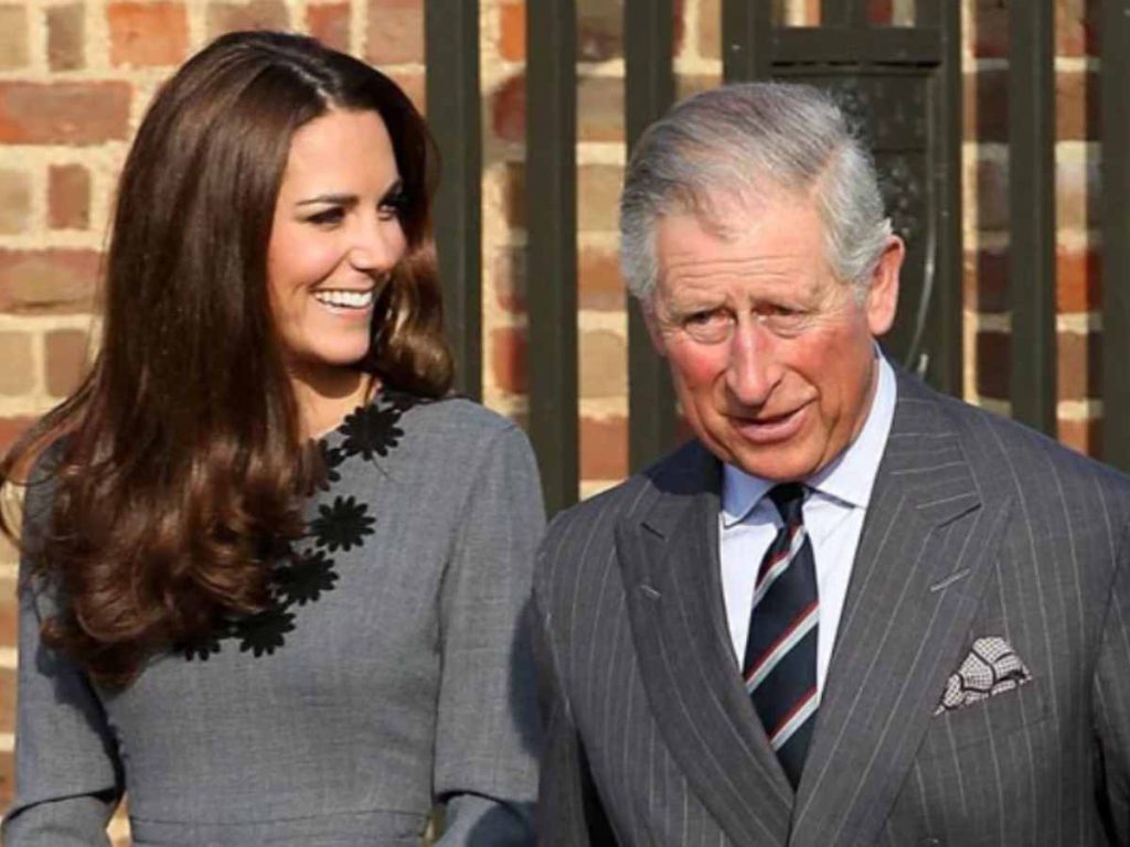 Kate Middleton and King Charles (Image: Getty)