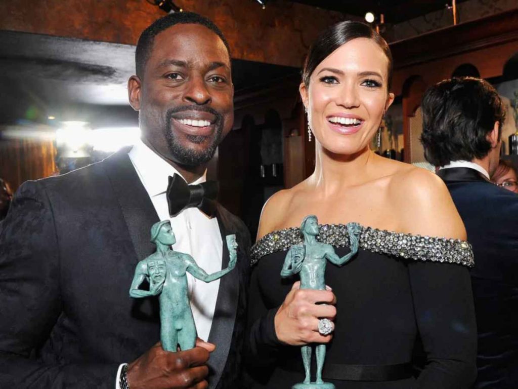 Sterling K Brown and Mandy Moore (Image: Getty)