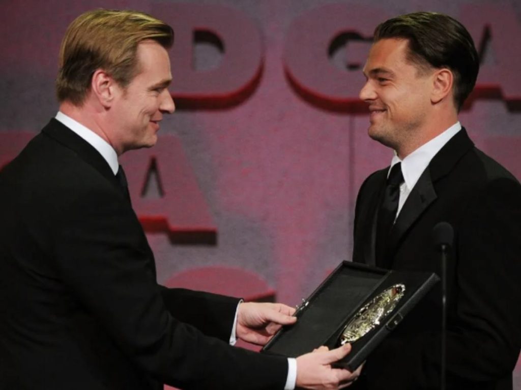 Leonardo DiCaprio and Christopher Nolan  (Image: Getty)