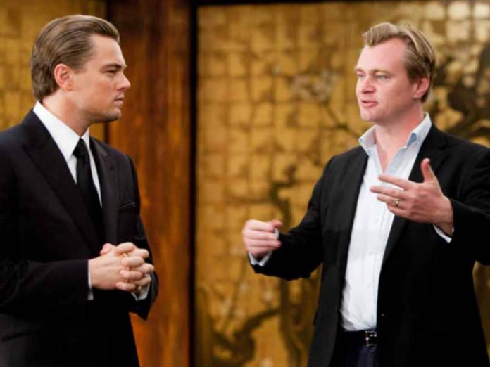 Leonardo DiCaprio and Christopher Nolan (Image: Getty)