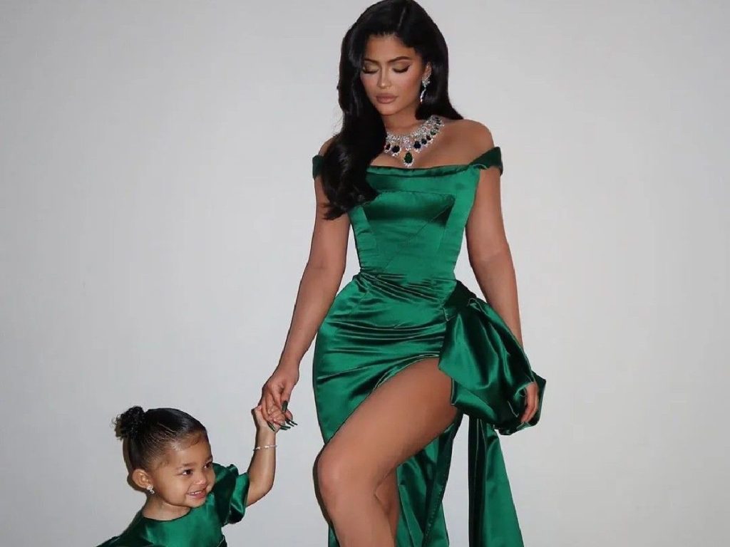 Kylie Jenner And Stormi Webster In Matching Glam looks