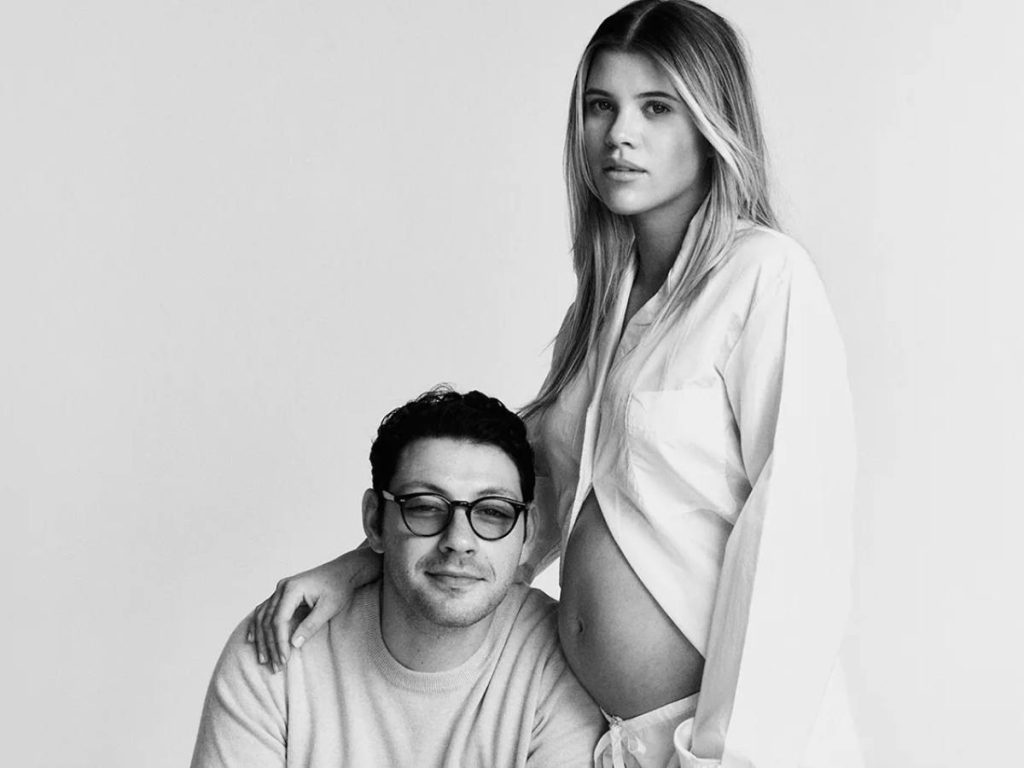 Sofia Richie and husband Elliot Grainge for 'Vogue'