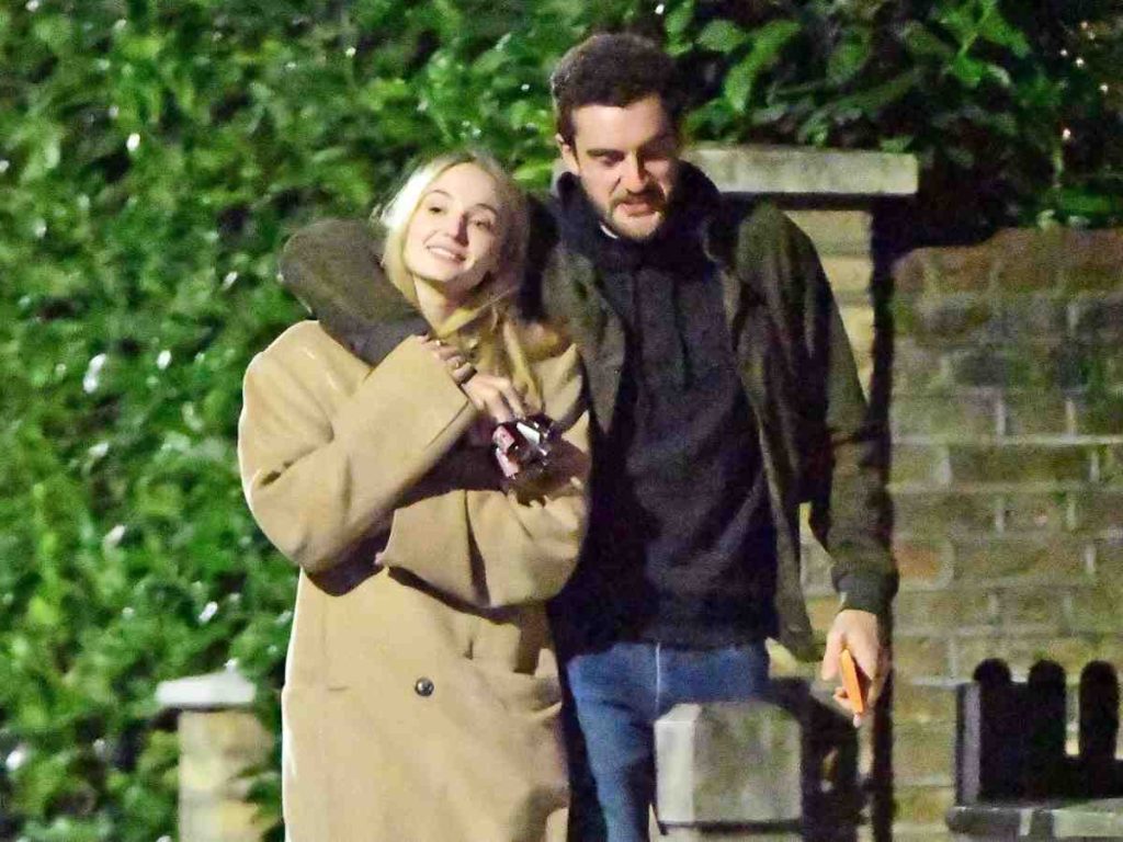 Sophie Turner with new beau Peregrine Pearson.