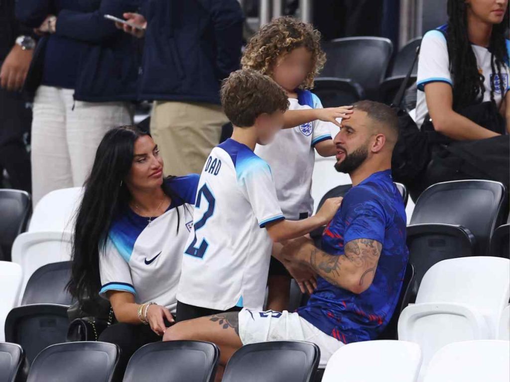 Kyle Walker and his wife