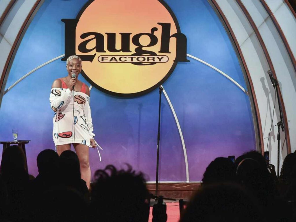 Tiffany Haddish Performing at ‘The Laugh Factory