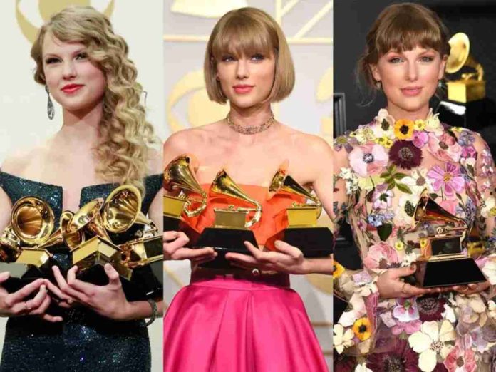 Taylor Swift Winning Album Of The Year At The Grammys Throughout The Years