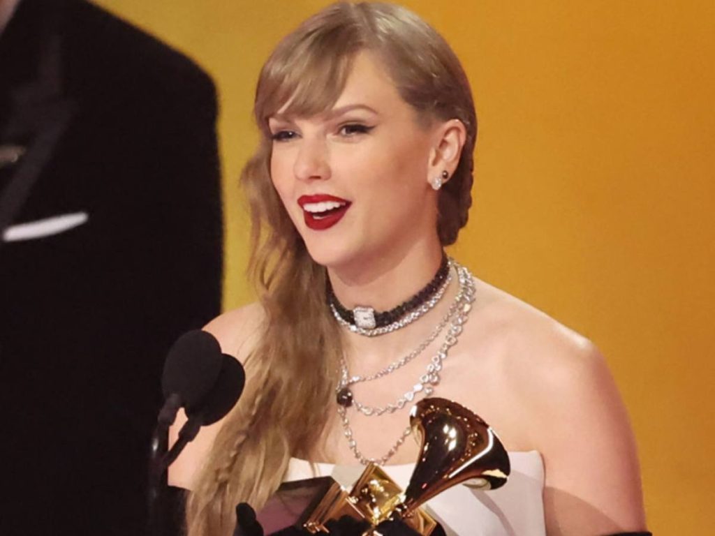 Taylor Swift wins the Grammy for 'Best Pop Vocal Album' for 'Midnights' Image Courtesy: The Hollywood Reporter