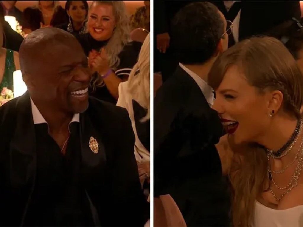 Terry Crews and Taylor Swift rection to Trevor Noah