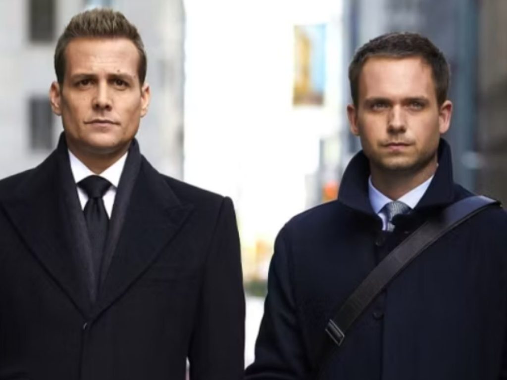 Mike Ross and Harvey Specter on 'Suits' (Image: Getty)