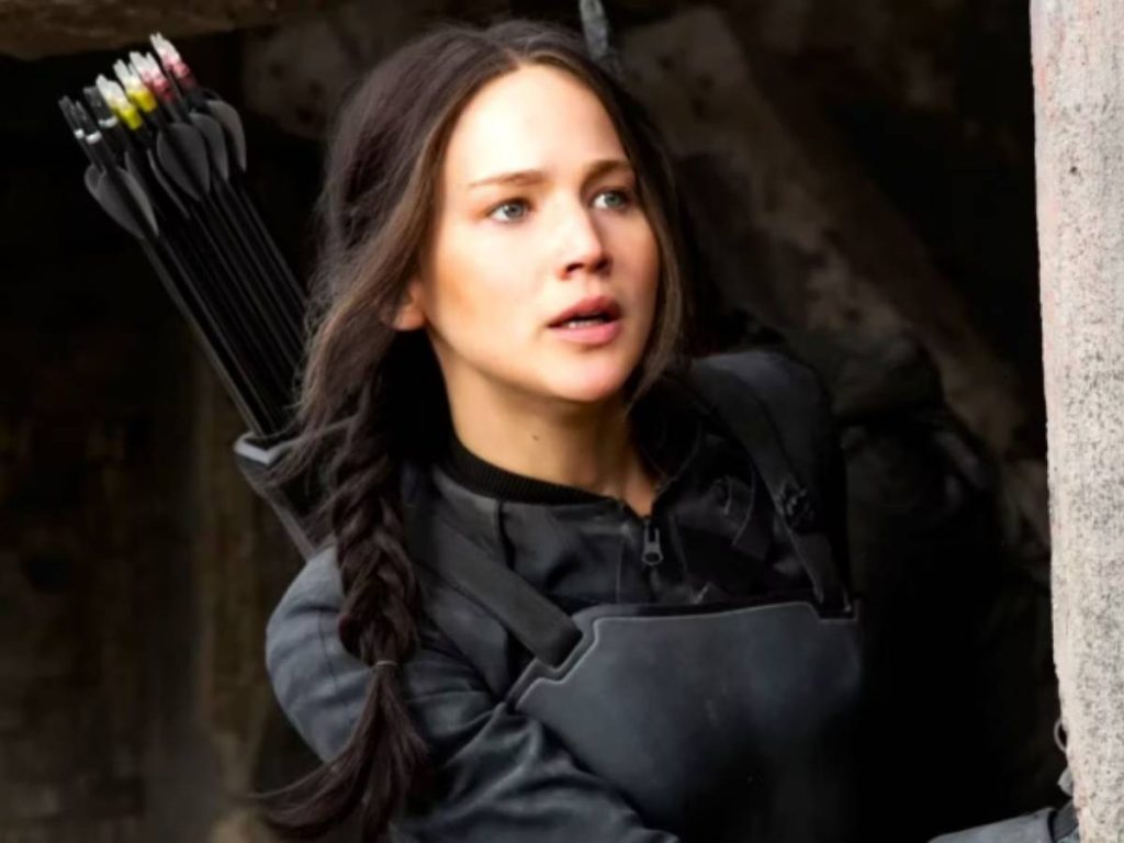 Jennifer Lawrence in 'The Hunger Games' (Image: Getty)