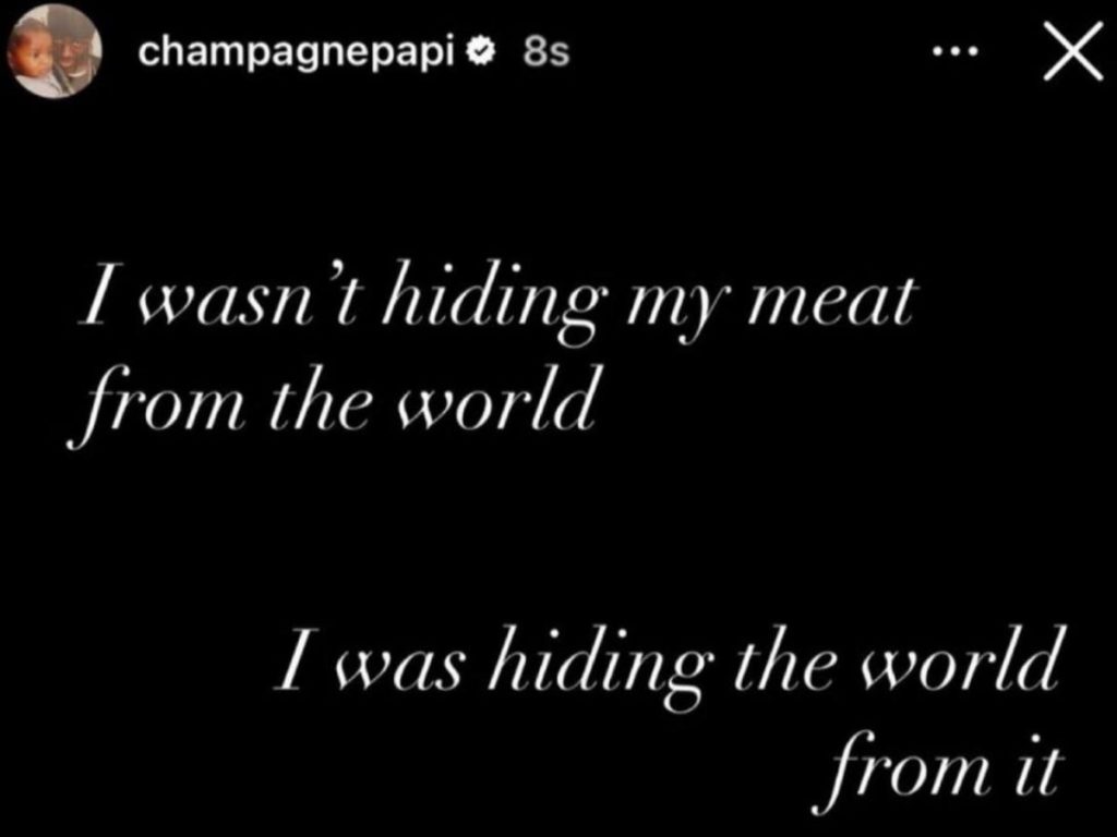 “I Wasn’t Hiding My Meat From The World" Drake Responds To His Viral X