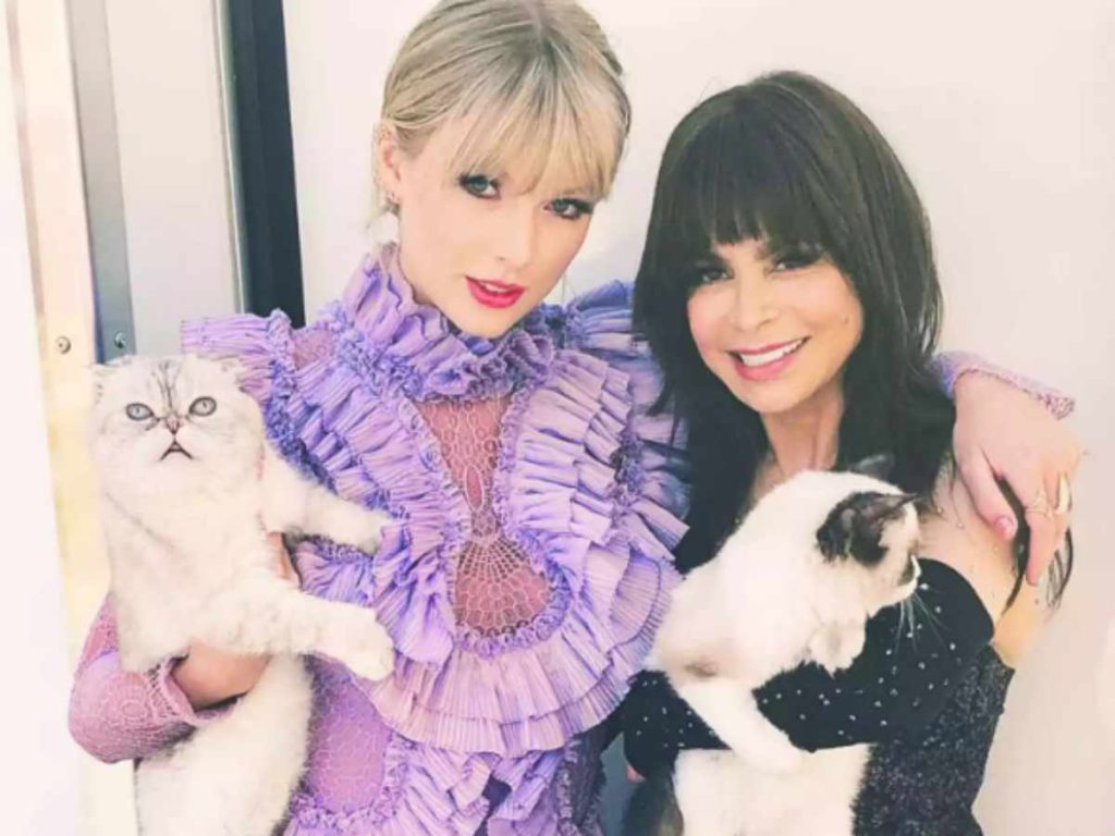Taylor Swift and her cat (Image: Getty)