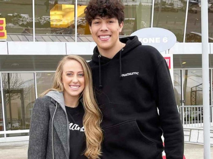 Brittany and Jackson Mahomes (Image: Getty)