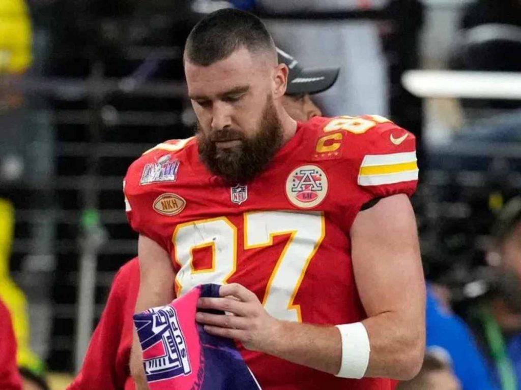 Travis Kelce At The Super Bowl