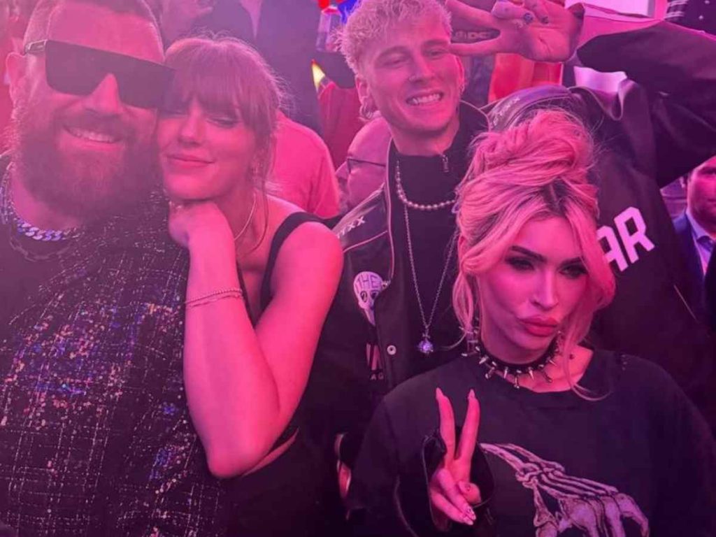 Taylor Swift And Travis Kelce With Megan Fox And MGK
