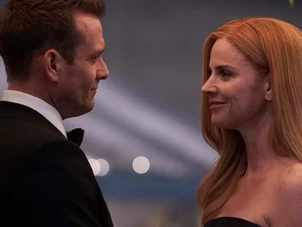 Harvey Specter and Donna Paulson on 'Suits' (Image: Getty)