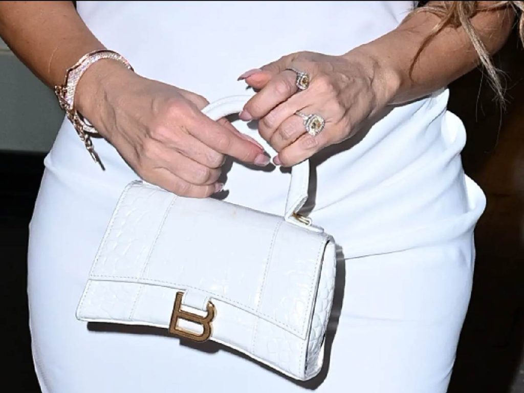 Larsa Pippen's ring (Image: Getty)