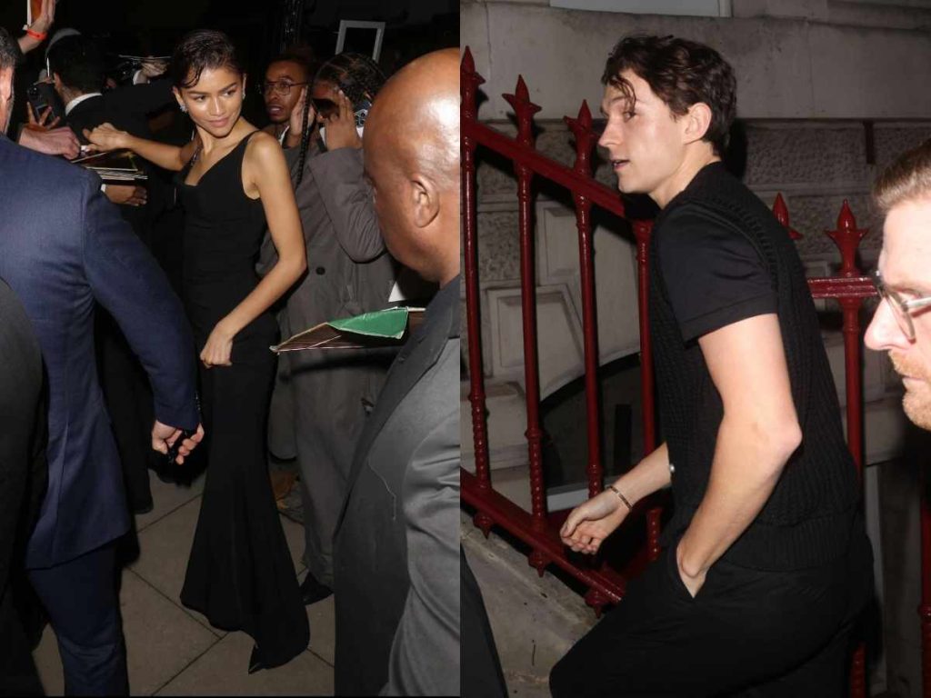Zendaya and Tom Holland at the after party of the 'Dune: Part Two' premier