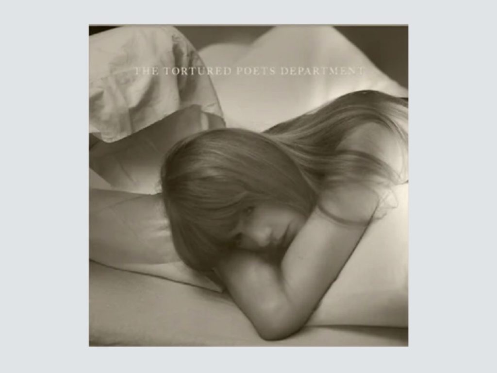 Taylor Swift's 'Tortured Poets Department' album cover (Image: X)
