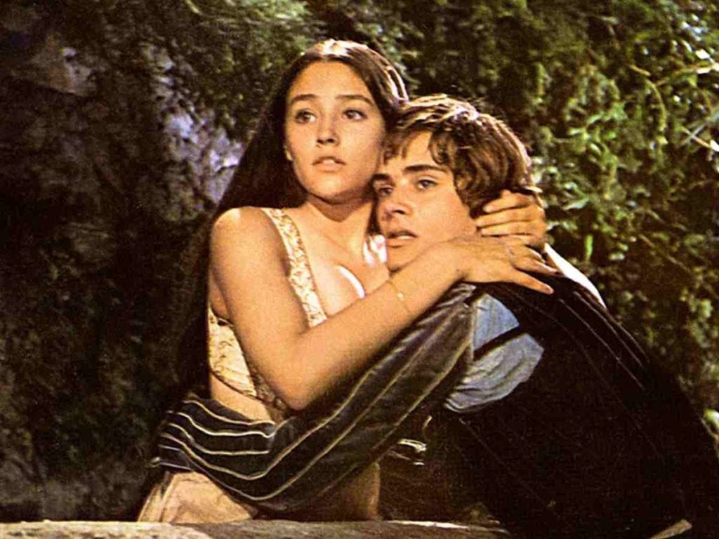 Olivia Hussey and Leonard Whiting in and as Romeo and Juliet