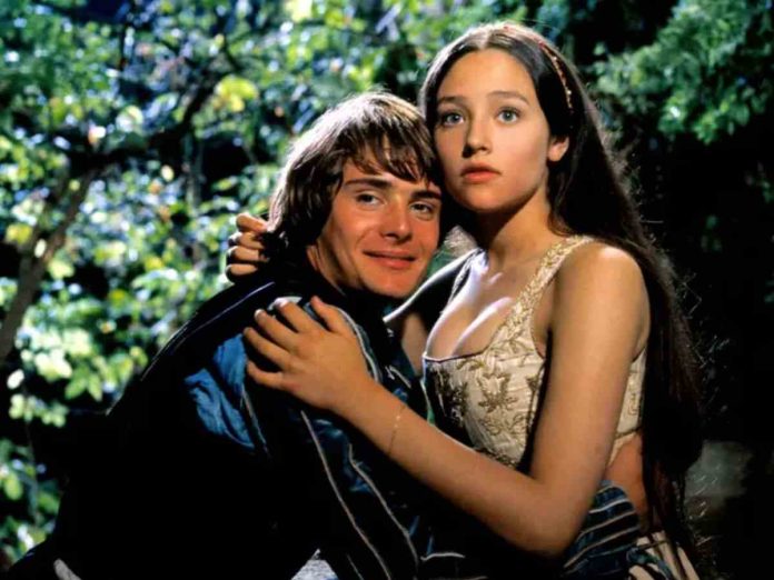 Olivia Hussey and Leonard Whiting in and as Romeo and Juliet