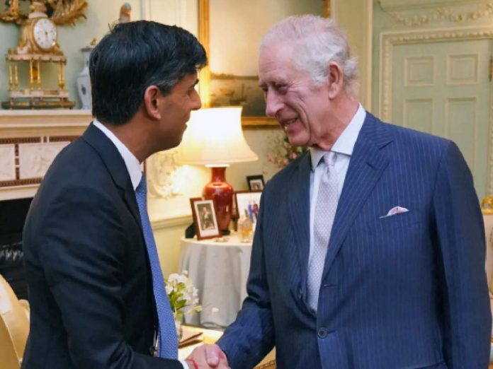 King Charles and PM Rishi Sunak (Image: Getty)