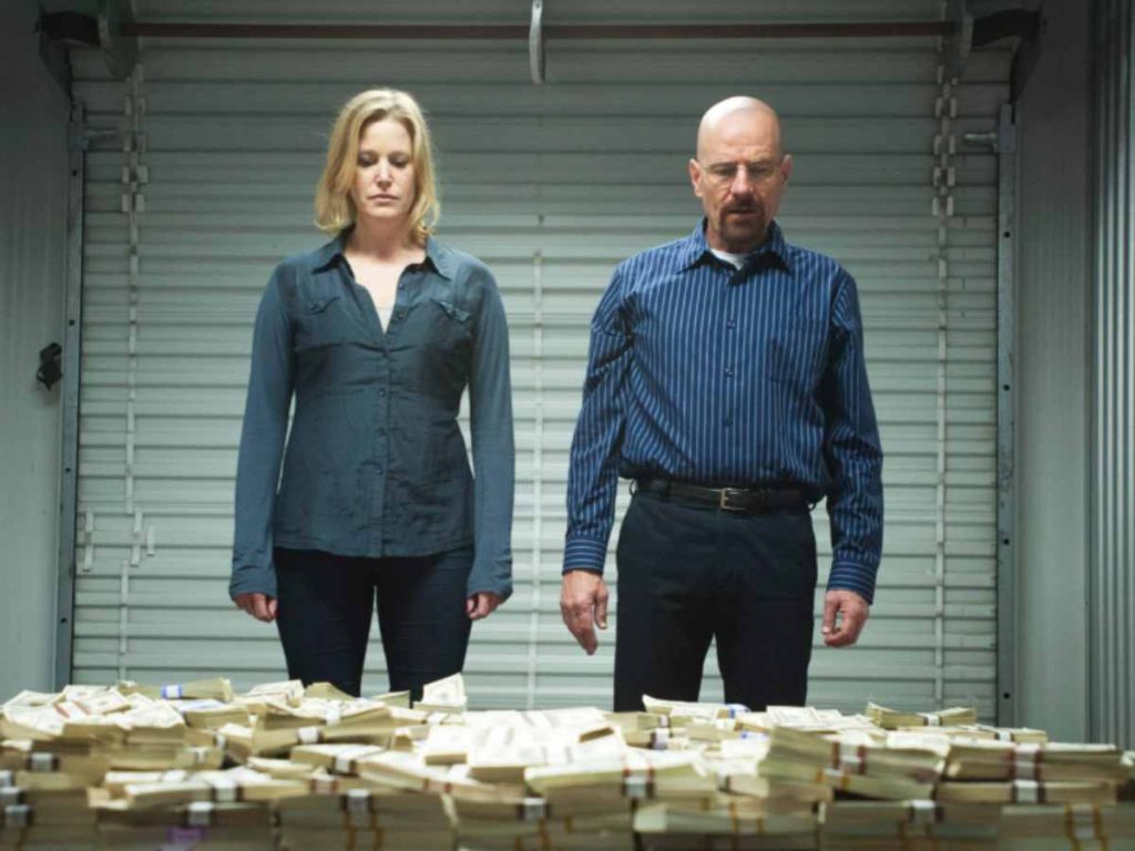 Walter White and Skyler White on 'Breaking Bad' (Image: Getty)