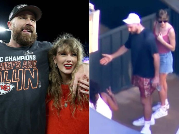 Taylor Swift and Travis Kelce (Image: Getty)