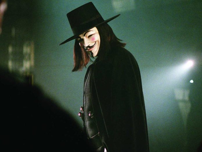 Still from 'V for Vendetta' (Credits: Getty)