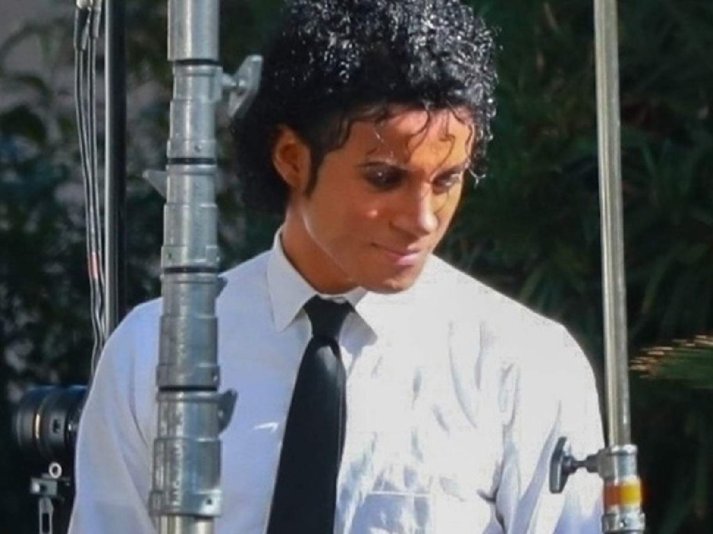 Jafaar Jackson as Michael Jackson (Credit: Getty)