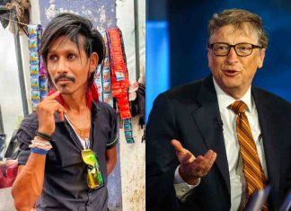 Dolly Chaiwala and Bill Gates