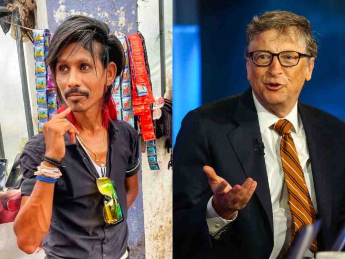 Dolly Chaiwala and Bill Gates