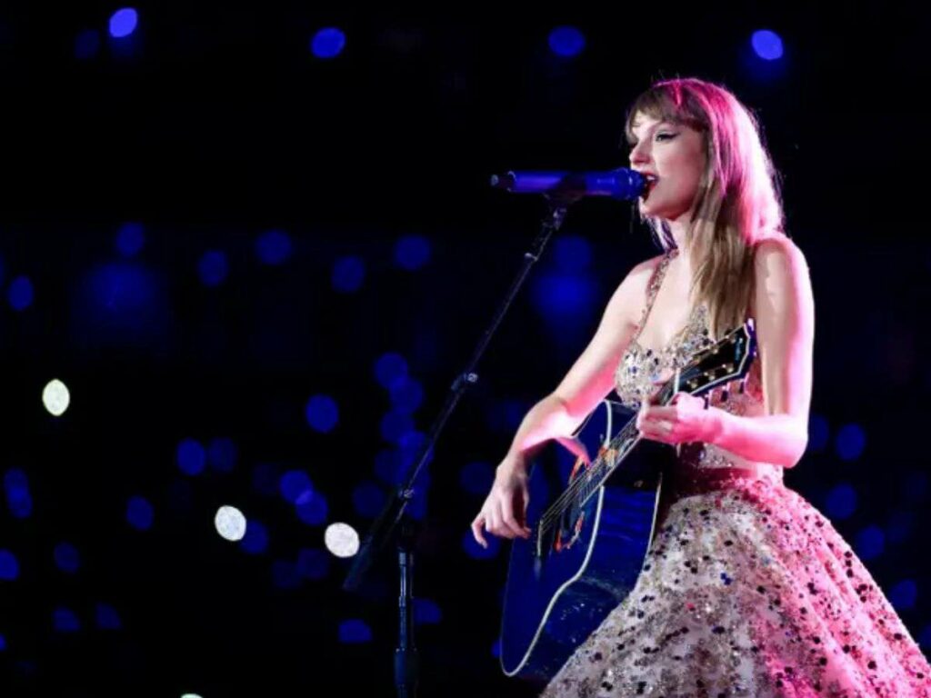 Taylor Swift at the Eras Tour (Credits: GETTY)
