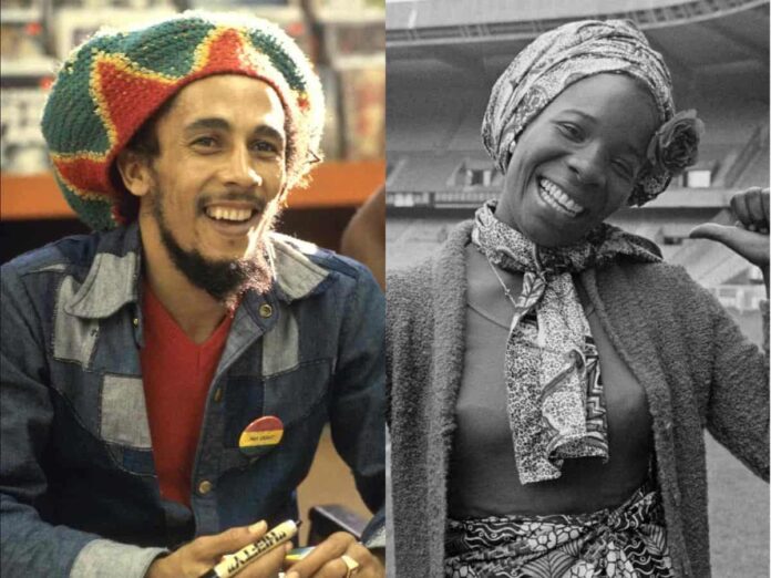 Bob Marley and Rita Marley