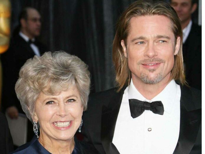 Brad Pitt with mom Jane Pitt (Image: Getty)
