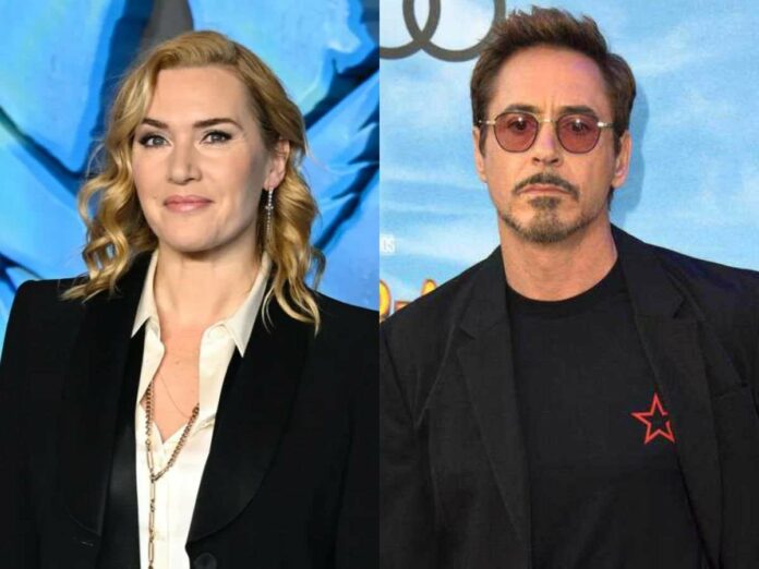 Kate Winslet and Robert Downey Jr.