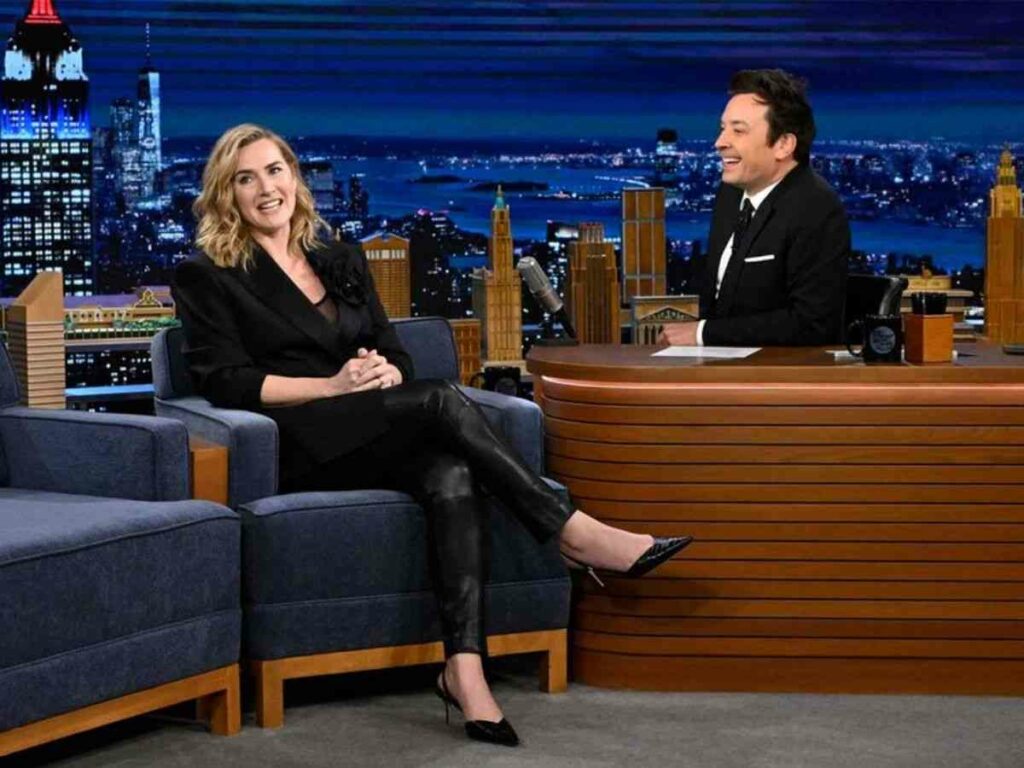 Kate Winslet at the 'Jimmy Fallon Show'