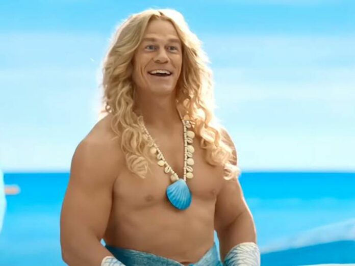 John Cena as a merman in Greta Gerwig's 'Barbie'
