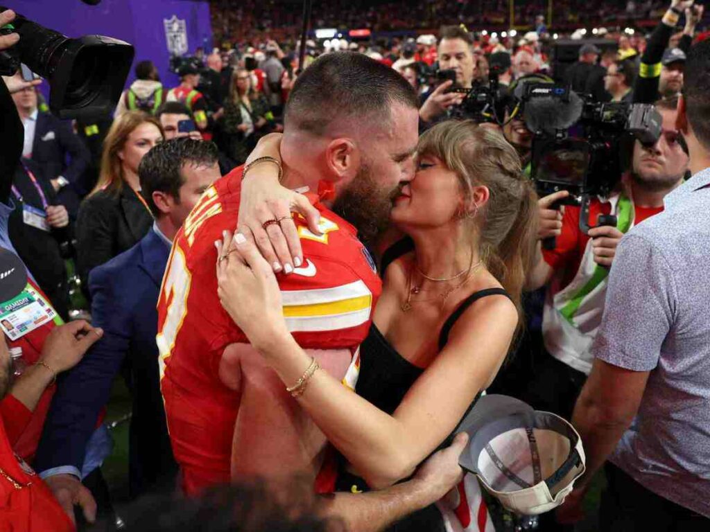Taylor Swift and Travis Kelce (Credits: Getty)