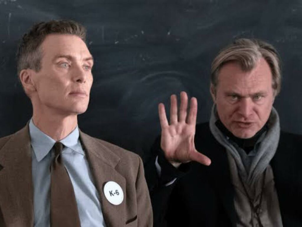 Christopher Nolan with Oppenheimer