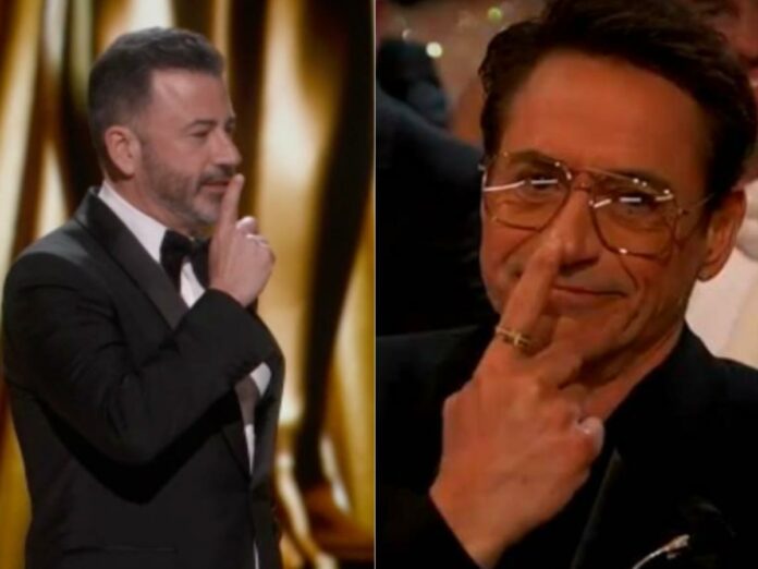 Jimmy Kimmel and Robert Downey Jr (Credit: X)