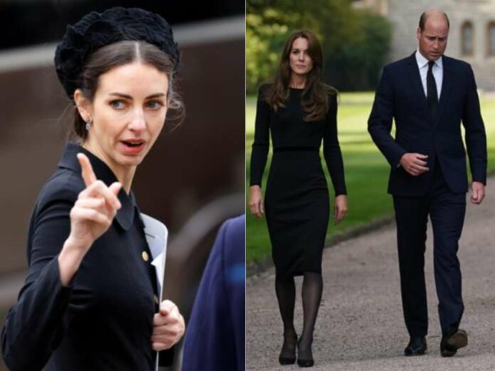 Kate Middleton, Prince William and Rose Hanbury (Credit: X)