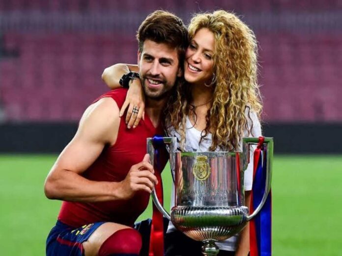 The ex couple during one of the Piqué's matches/ Getty images