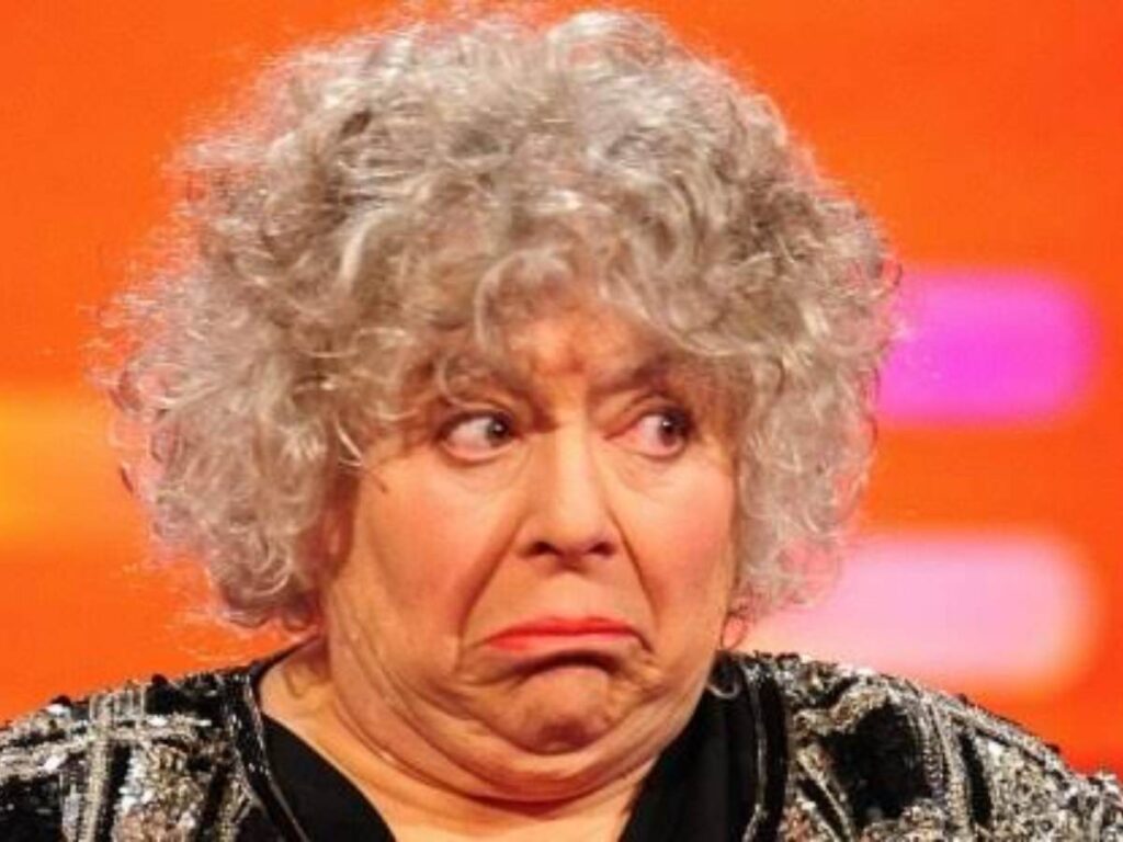 Miriam Margolyes during an interview