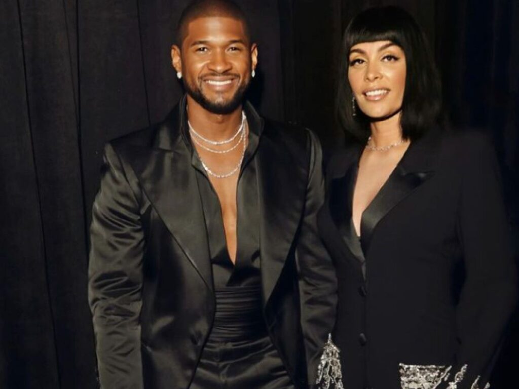 Usher and Jennifer Goicoechea (Credit: Instagram)