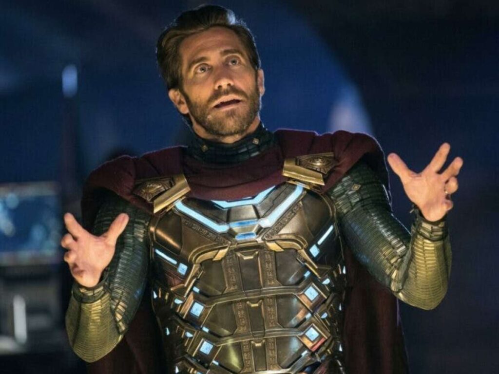 Jake Gyllenhaal as Mysterio in Spiderman: Far From Home