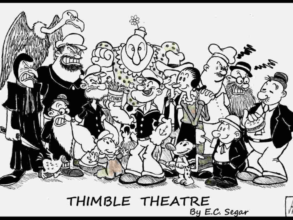 Popeye the Sailor from 'Thimble Theatre Starring Popeye'