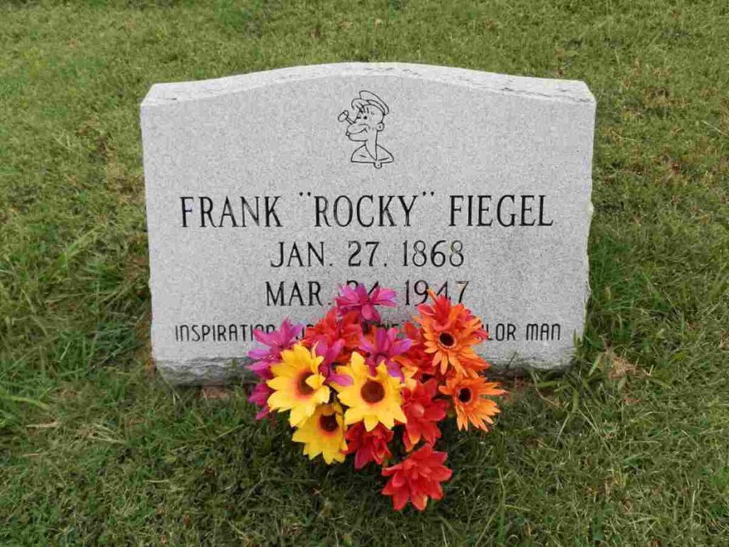 Rocky Fiegel's gravestone ( Image: findagrave.com)